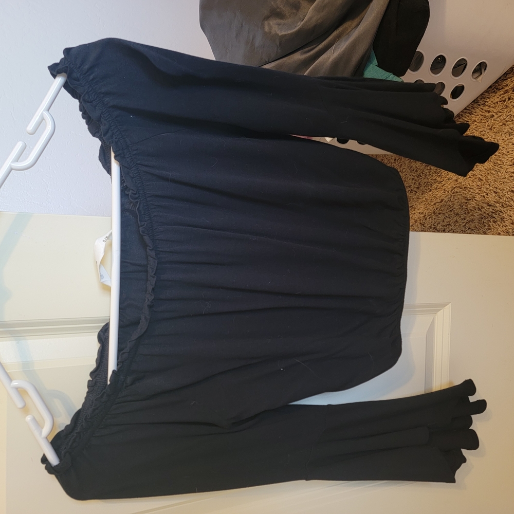 Black Off-Shoulder Top